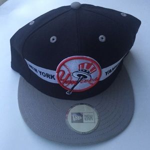 New York Yankees MLB Baseball Hat Blue and Gray